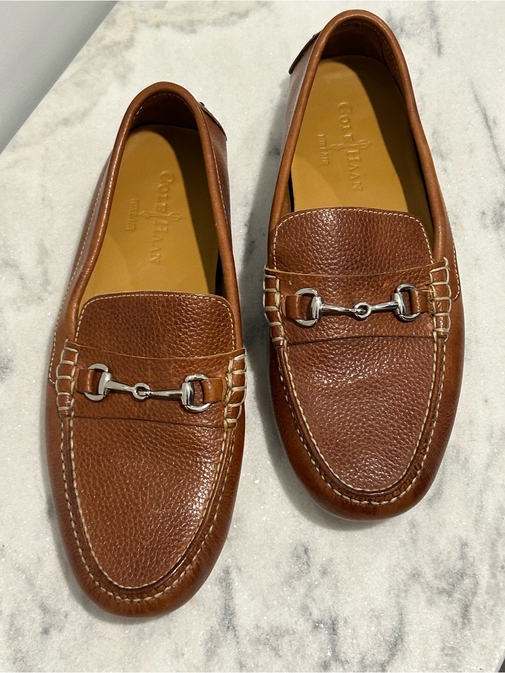 Cole Haan Men’s Leather Driving Shoes w/ Nike Air • Size 9.5 • Nearly New